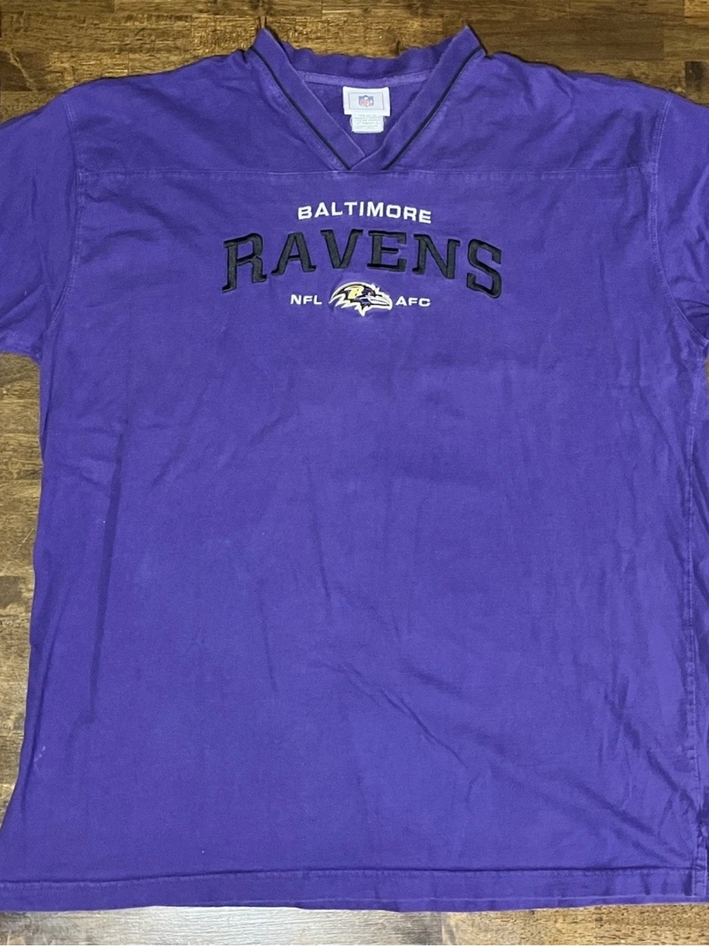 Vintage NFL Baltimore Ravens Embroidered Short Sleeve Tee